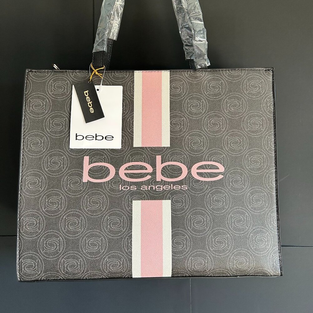NWT Bebe Totes Ember in Black with Insert